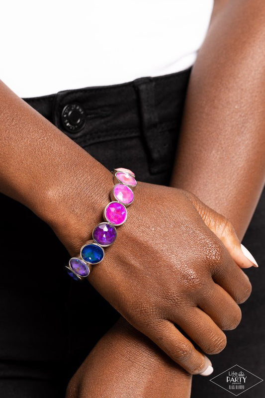 Radiant on Repeat - Multi - Paparazzi Bracelet Image