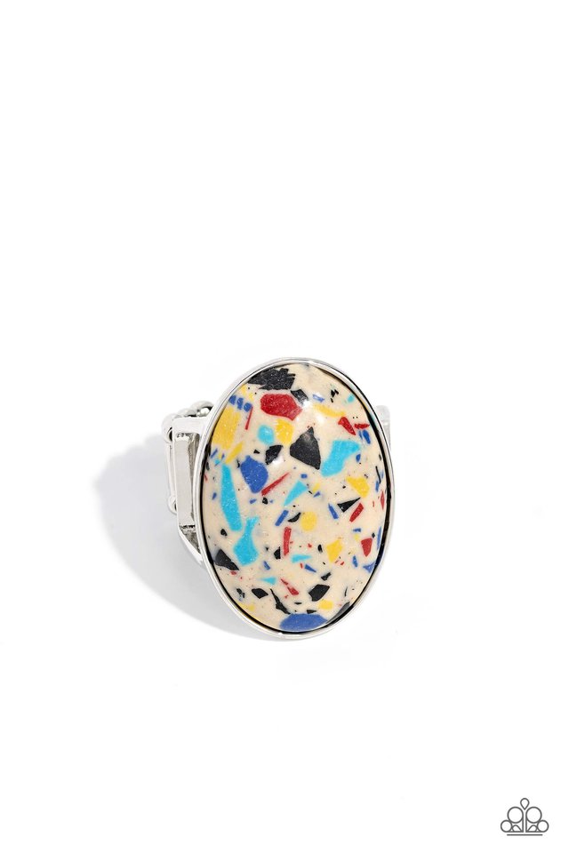 Terrazzo Tease - Multi - Paparazzi Ring Image