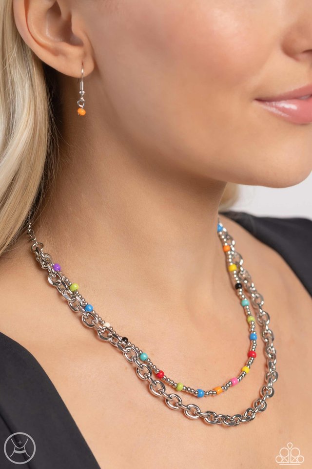 A Pop of Color - Multi - Paparazzi Necklace Image