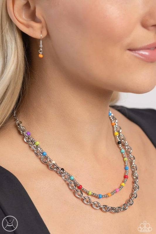 A Pop of Color - Multi - Paparazzi Necklace Image