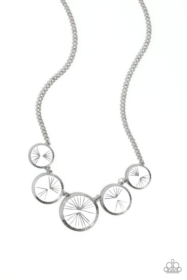 PALM Before the Storm - White - Paparazzi Necklace Image