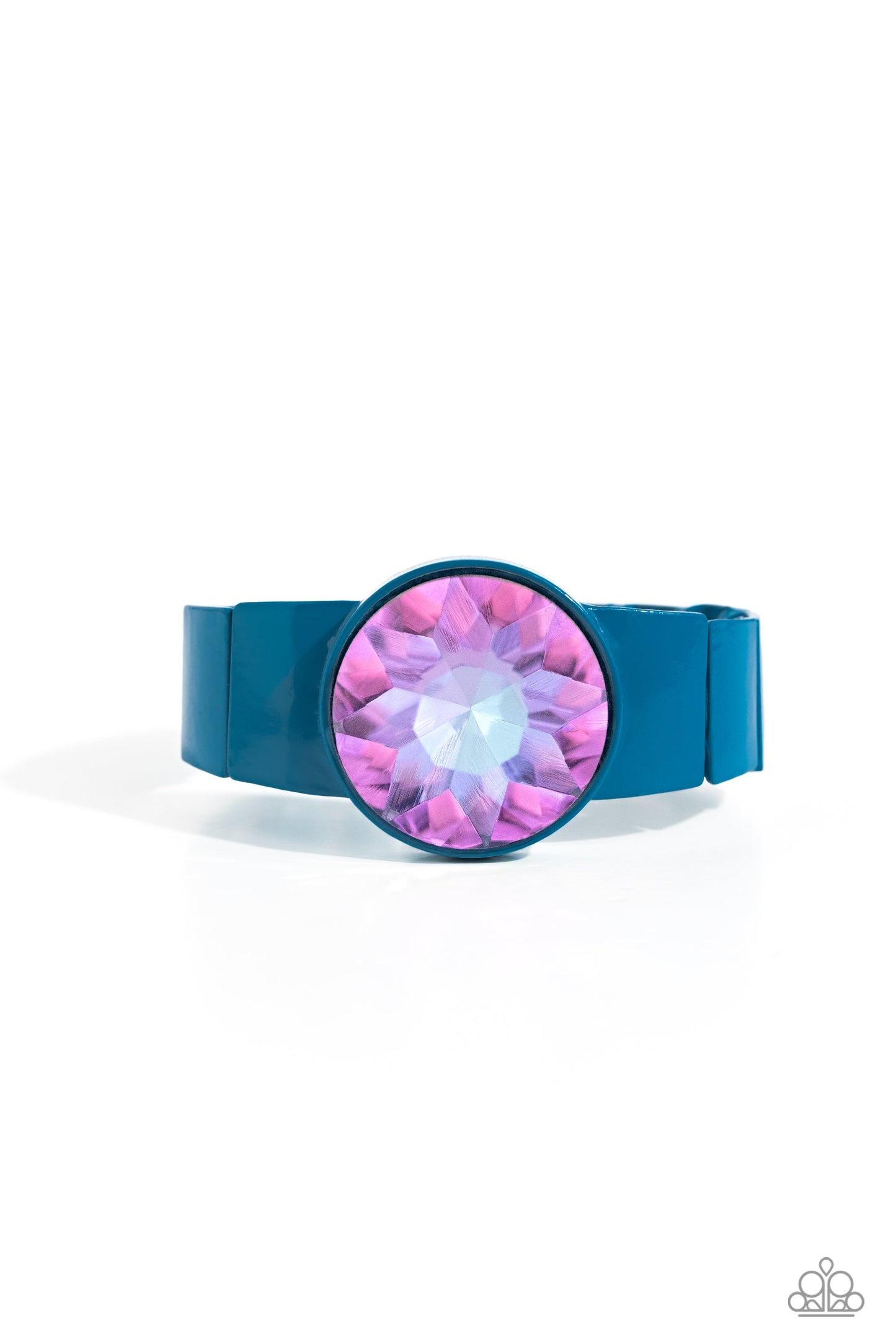 Paparazzi Bracelet ~ Exaggerated Ego - Blue
