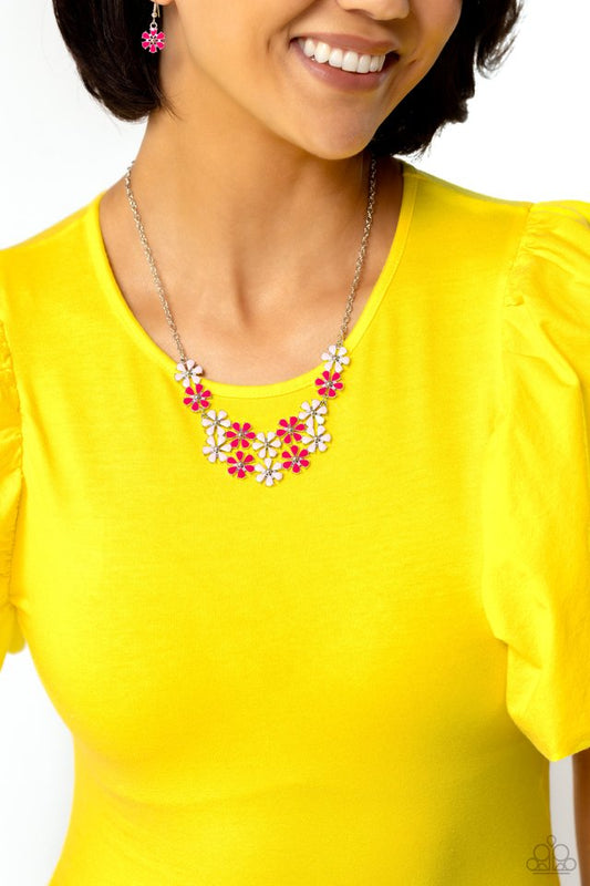 Floral Fever - Pink - Paparazzi Necklace Image