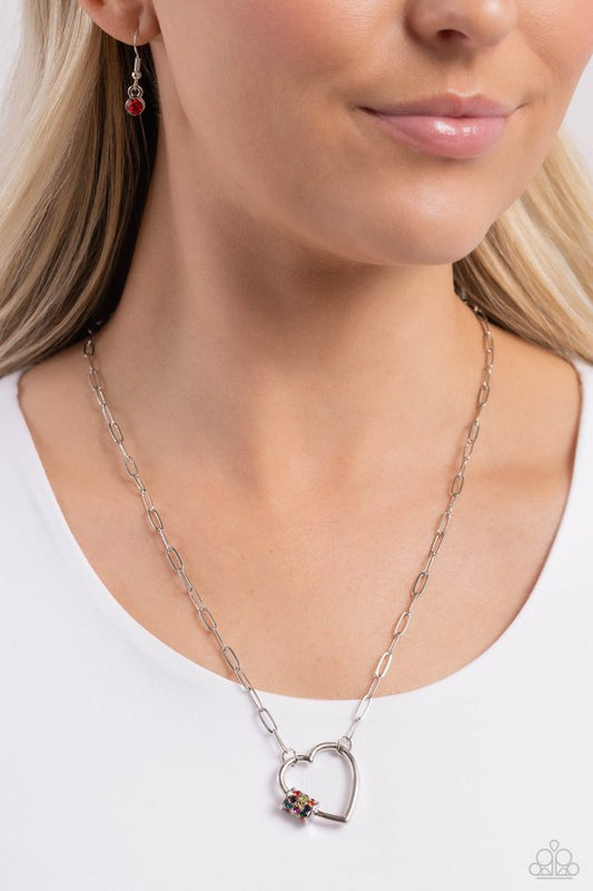 Affectionate Attitude - Multi - Paparazzi Necklace Image