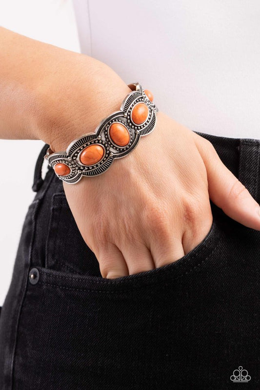 World Traveler - Orange - Paparazzi Bracelet Image