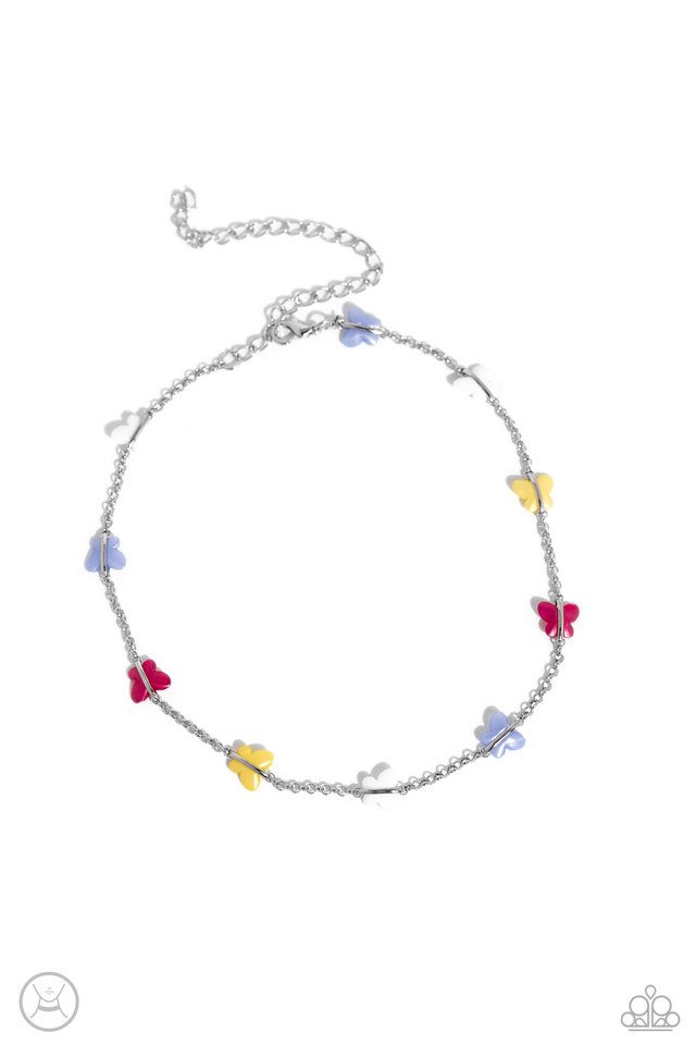 FLYING in Wait - Multi - Paparazzi Necklace Image