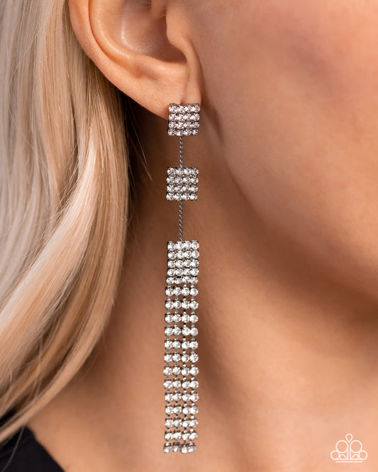 Fiercely Free-Falling - Paparazzi Earring Image