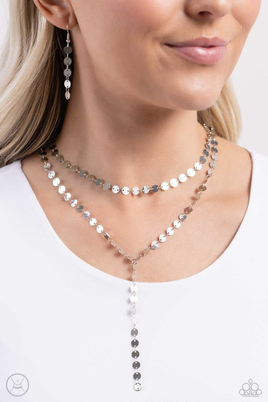 Reeling in Radiance - Silver - Paparazzi Necklace Image