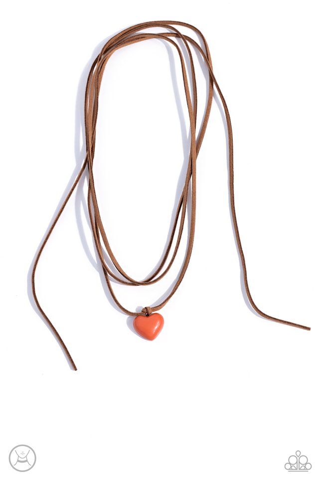 Wanderlust Wardrobe - Orange - Paparazzi Necklace Image