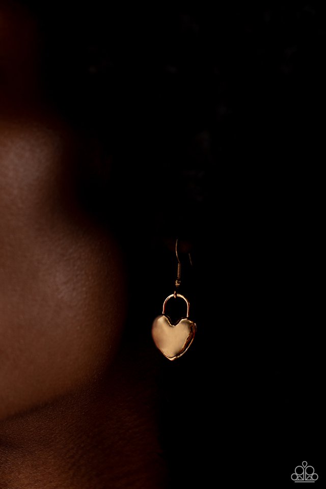 Locked Down - Pink - Paparazzi Necklace Image