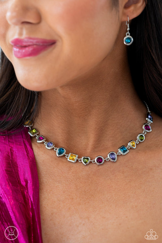 Paparazzi Necklace ~ Abstract Admirer - Multi