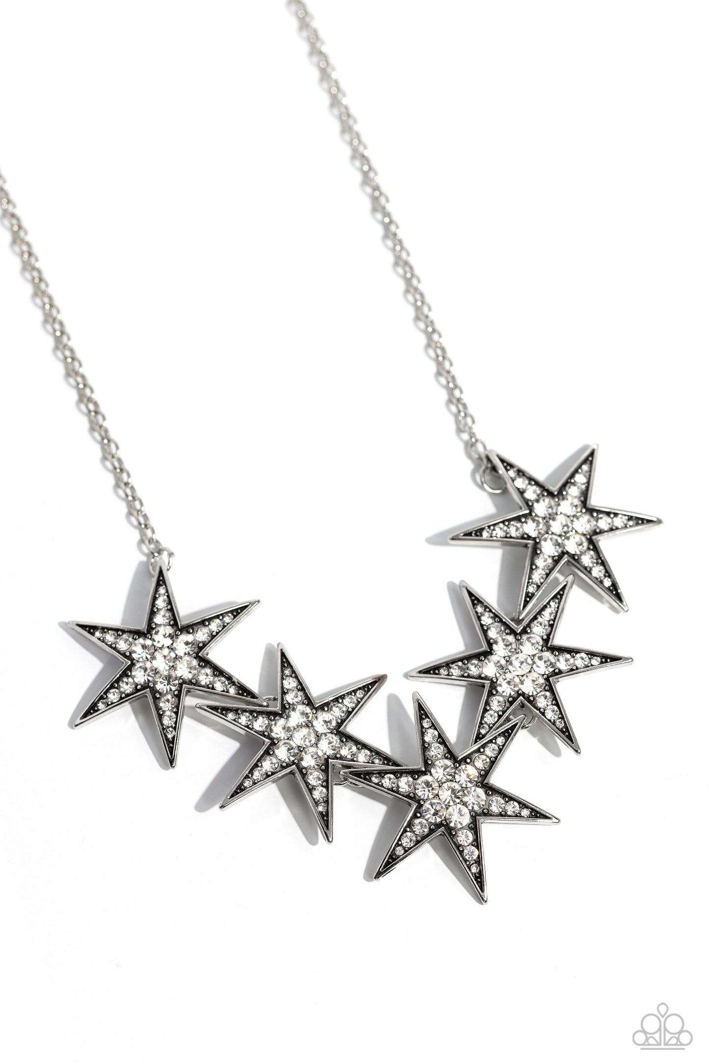 Paparazzi Necklace ~ Rockstar Ready - White