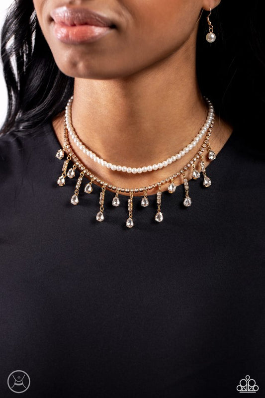 Lessons in Luxury - Gold - Paparazzi Necklace Image