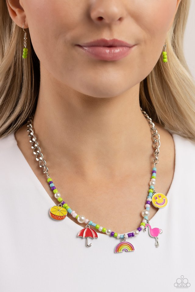 Summer Sentiment - Multi - Paparazzi Necklace Image