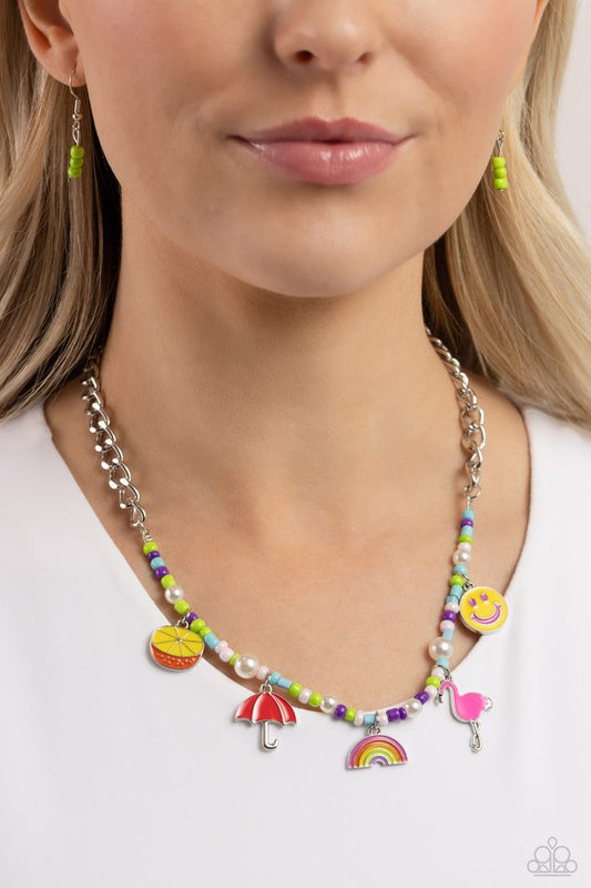Summer Sentiment - Multi - Paparazzi Necklace Image