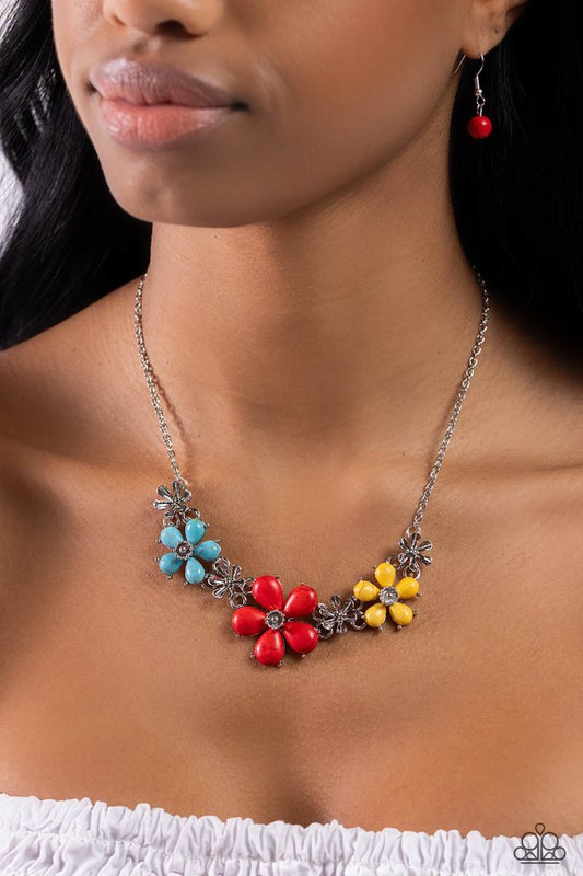 Growing Garland - Red - Paparazzi Necklace Image