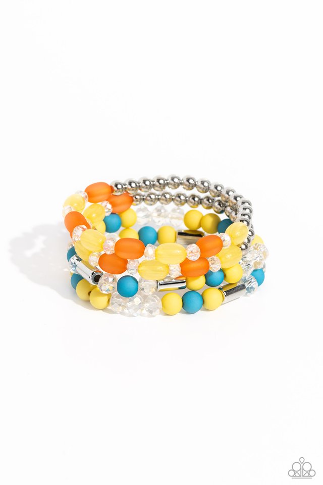 Glassy Gait - Multi - Paparazzi Bracelet Image