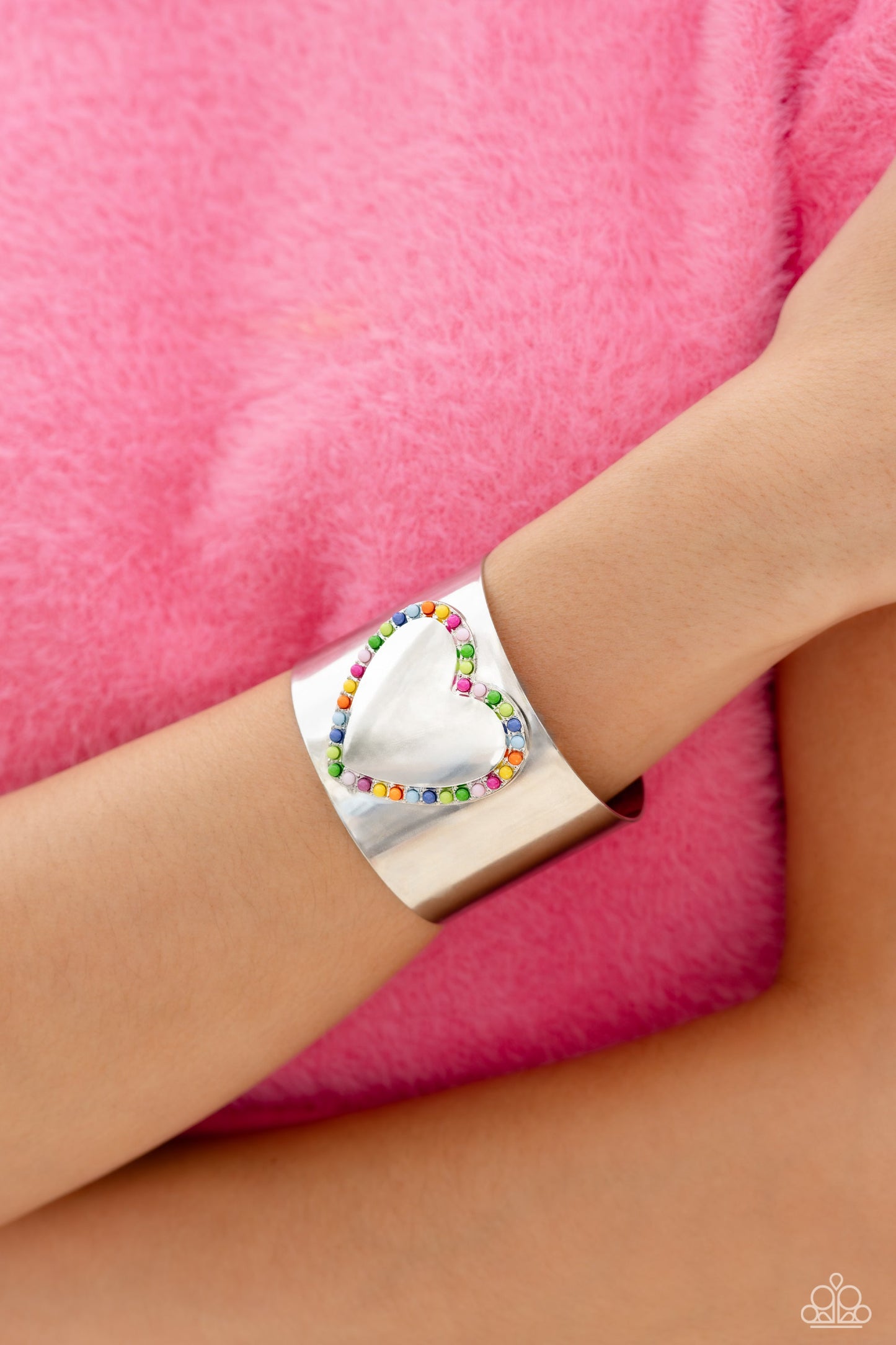 Paparazzi Bracelet ~ Cuffing Season - Multi