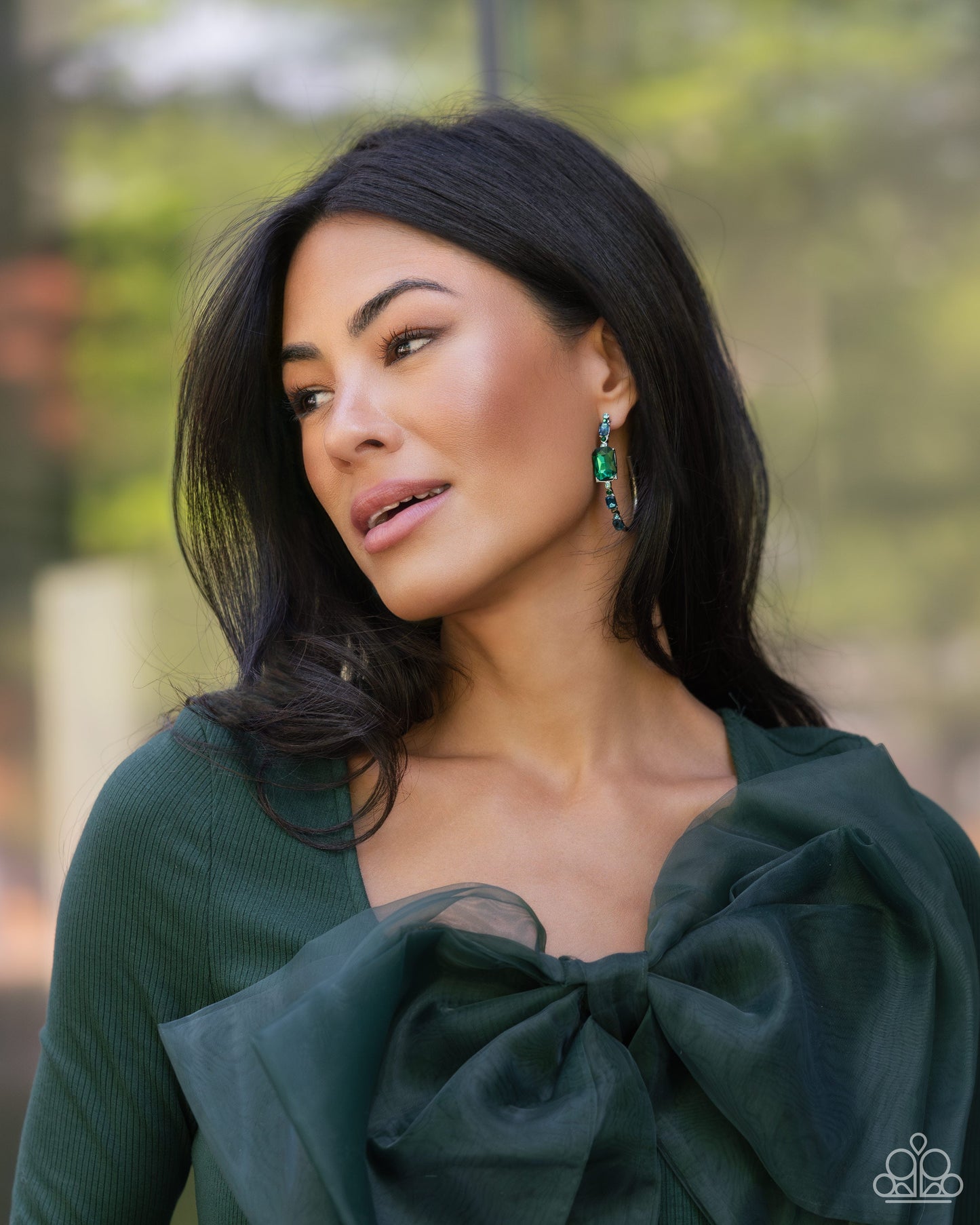 Paparazzi Earring ~ Elite Ensemble - Green