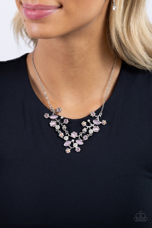 Gardening Group - Pink - Paparazzi Necklace Image
