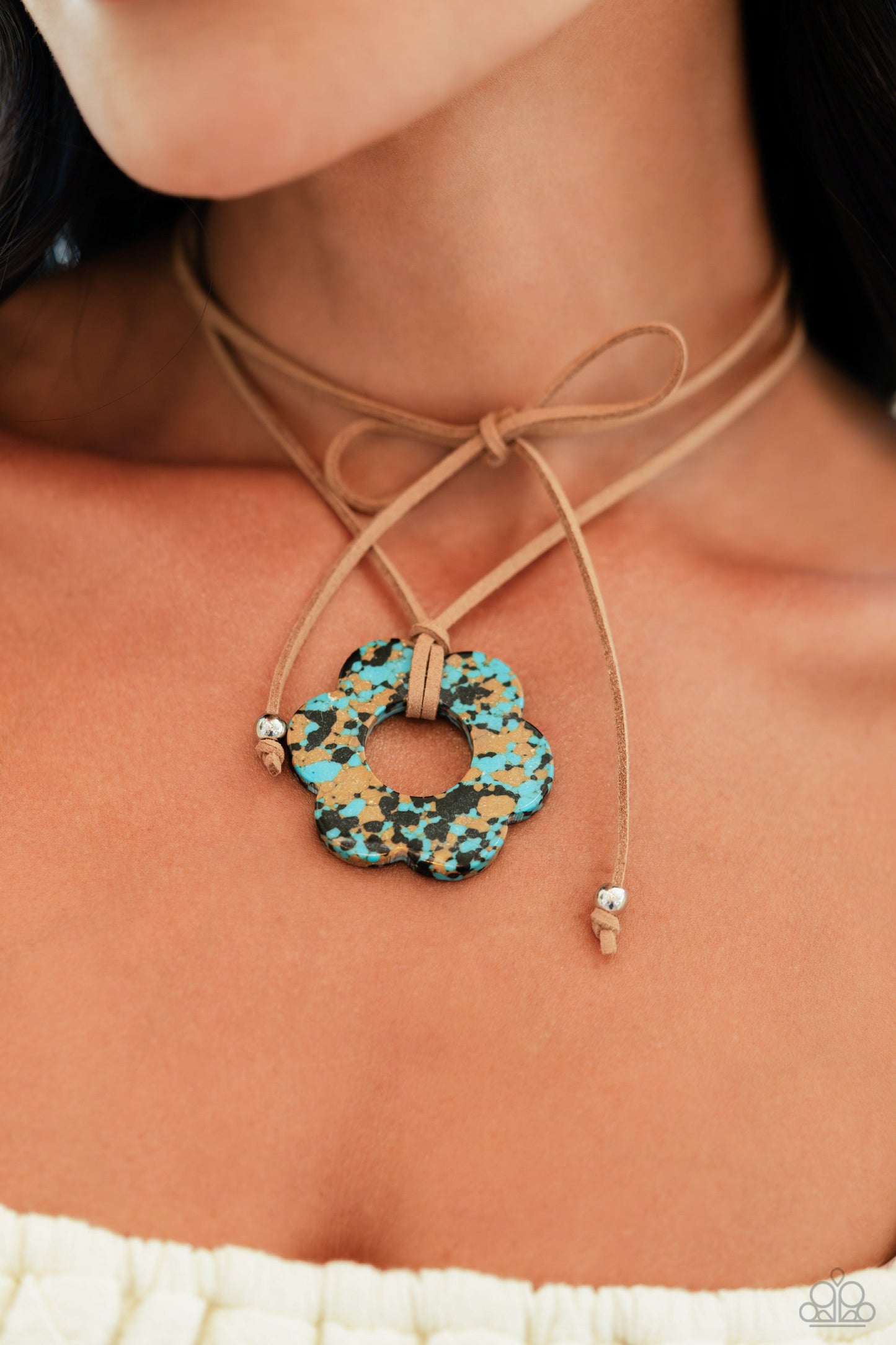 Paparazzi Necklace ~ Tied Triumph - Brown