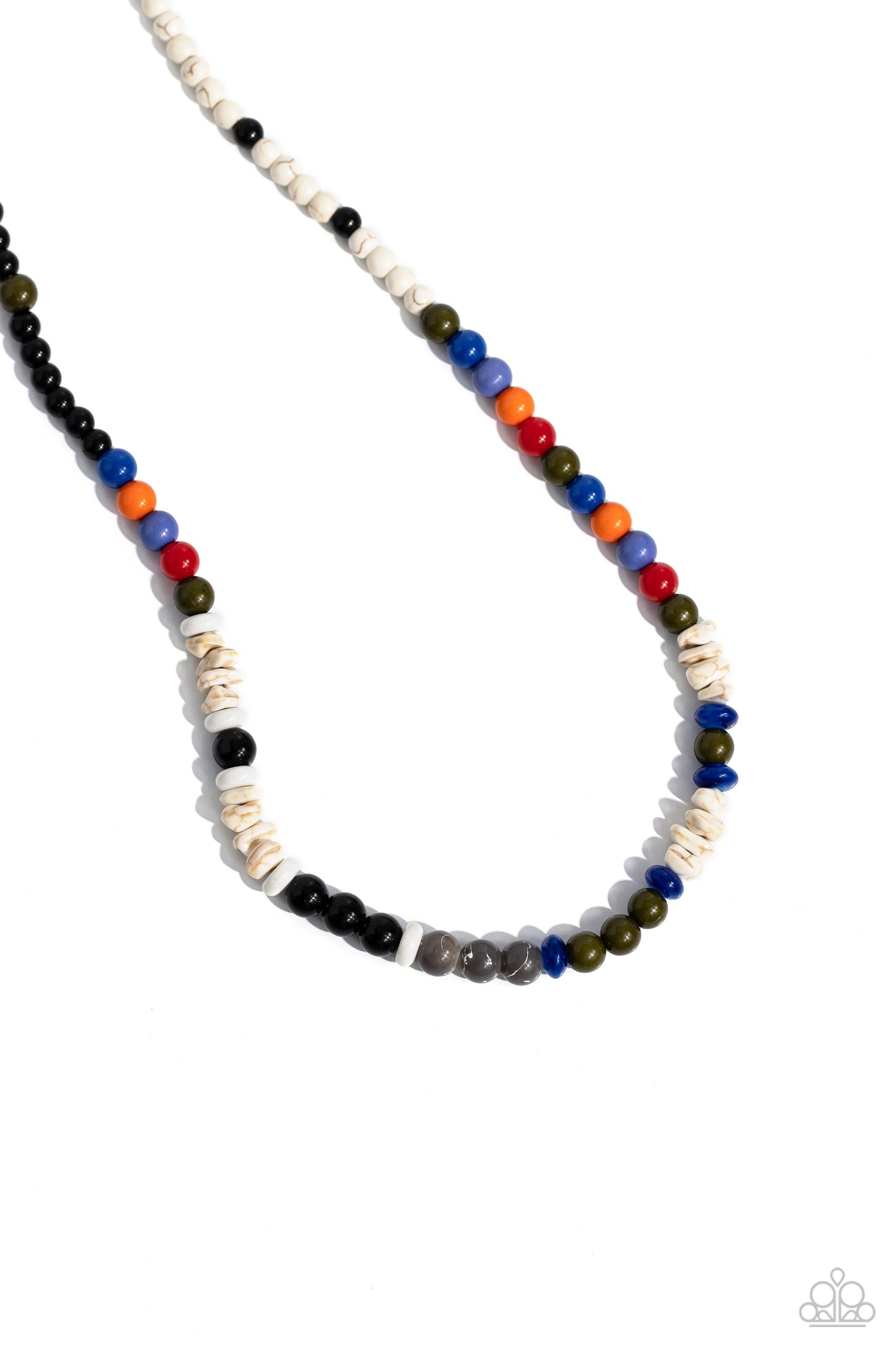 Paparazzi Necklace ~ Beaded Bravery - Multi