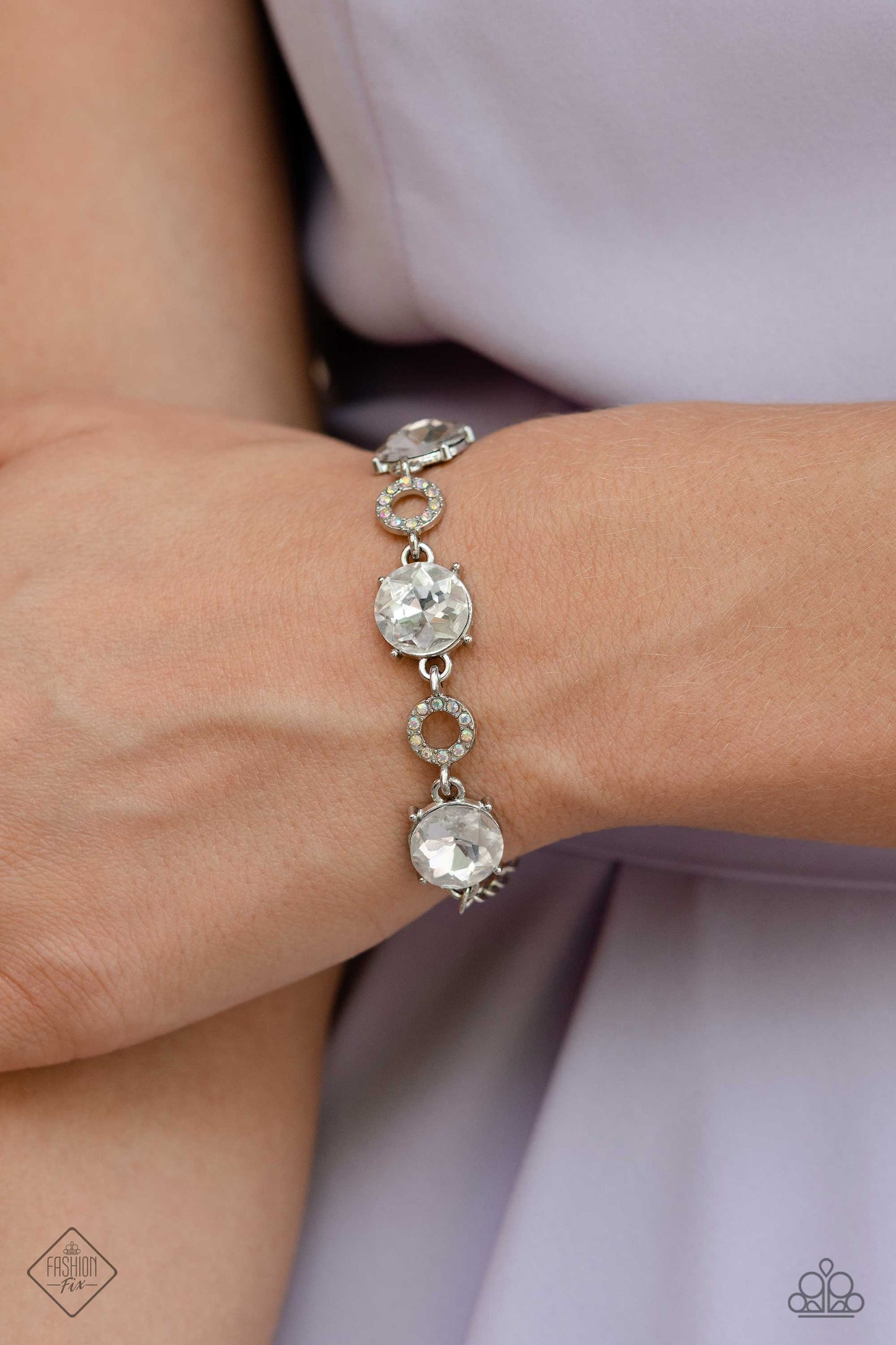 Paparazzi Bracelet ~ Once Upon A Treasure - White