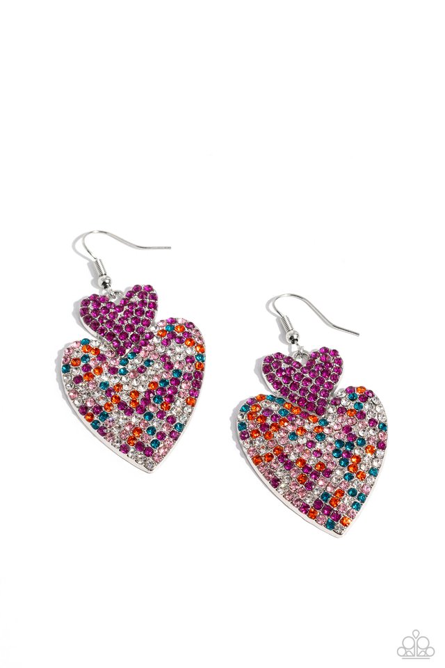 Flirting Flourish - Pink - Paparazzi Earring Image