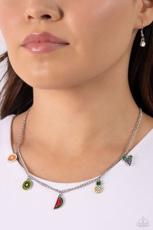 Fruity Flair - Multi - Paparazzi Necklace Image