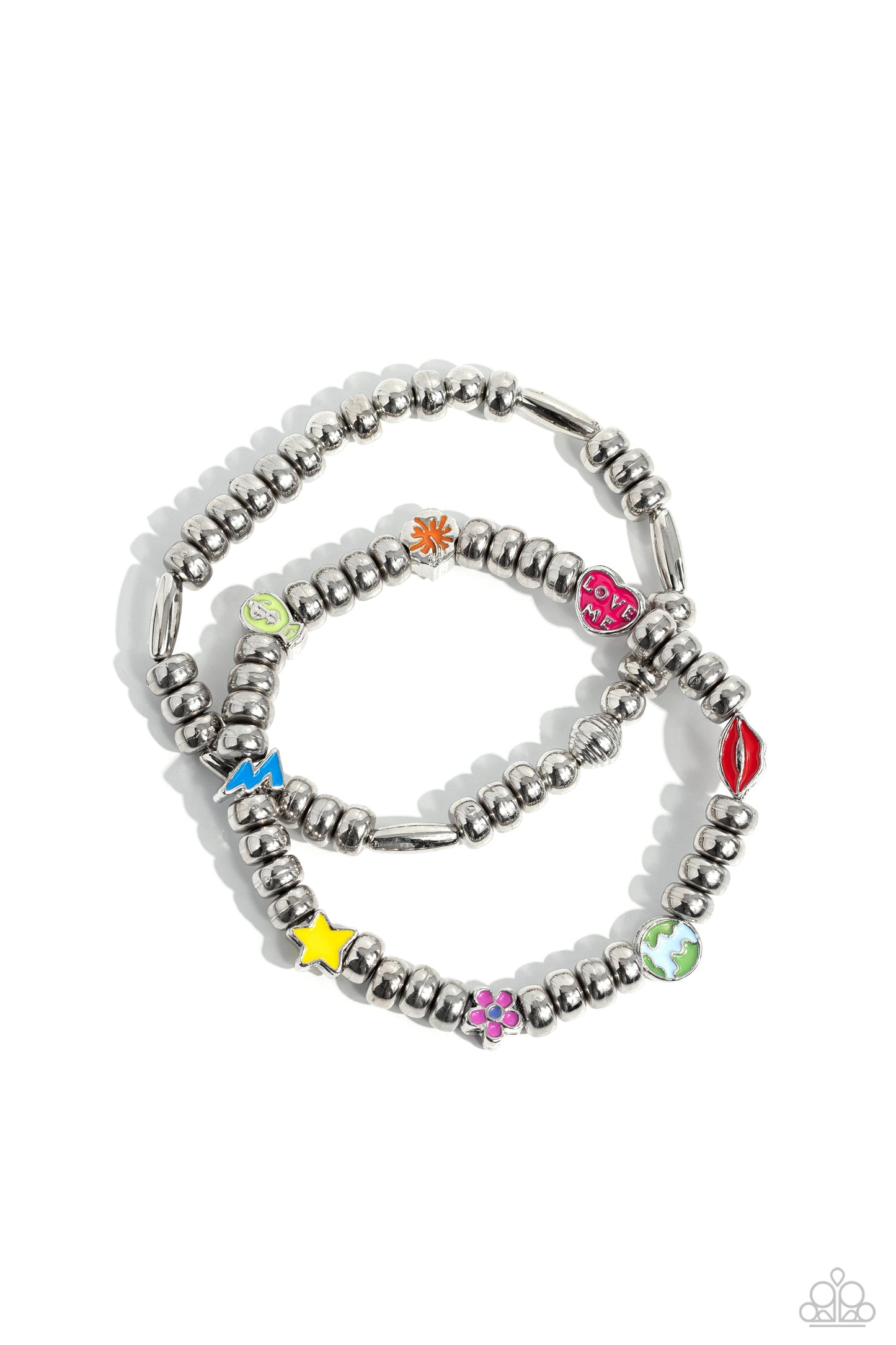 Paparazzi Bracelet ~ Charming Campaign - Multi