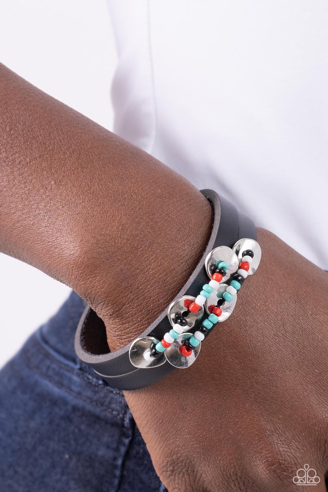 Social Sashay - Black - Paparazzi Bracelet Image