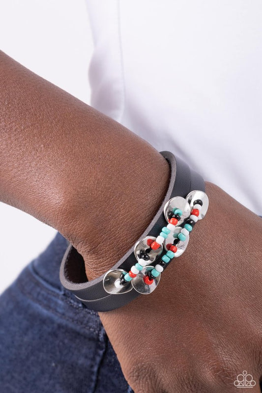 Social Sashay - Black - Paparazzi Bracelet Image