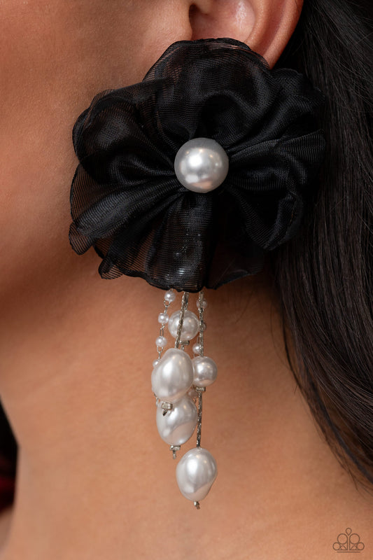 Paparazzi Earring ~ Dripping in Decadence - Black