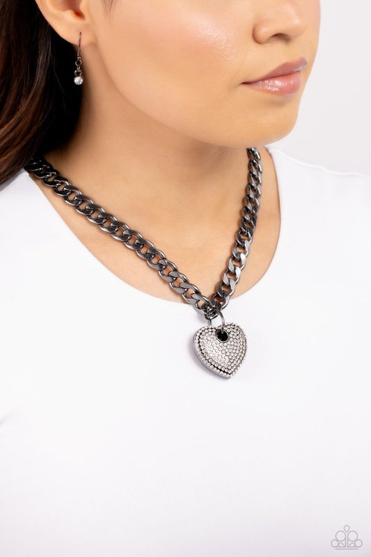 Ardent Affection - Black - Paparazzi Necklace Image