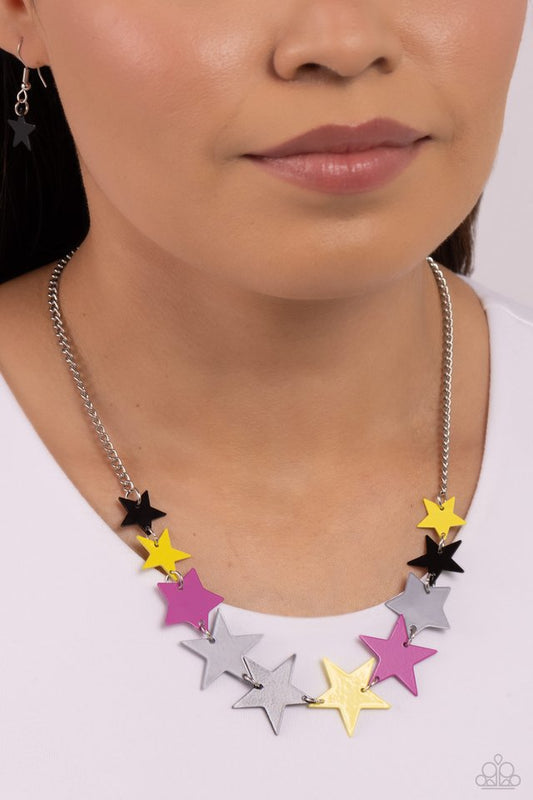 Starstruck Season - Black - Paparazzi Necklace Image