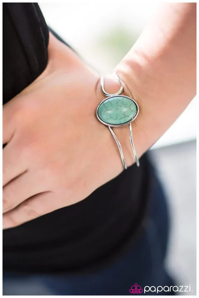 Paparazzi Bracelet ~ Painted Desert - Blue