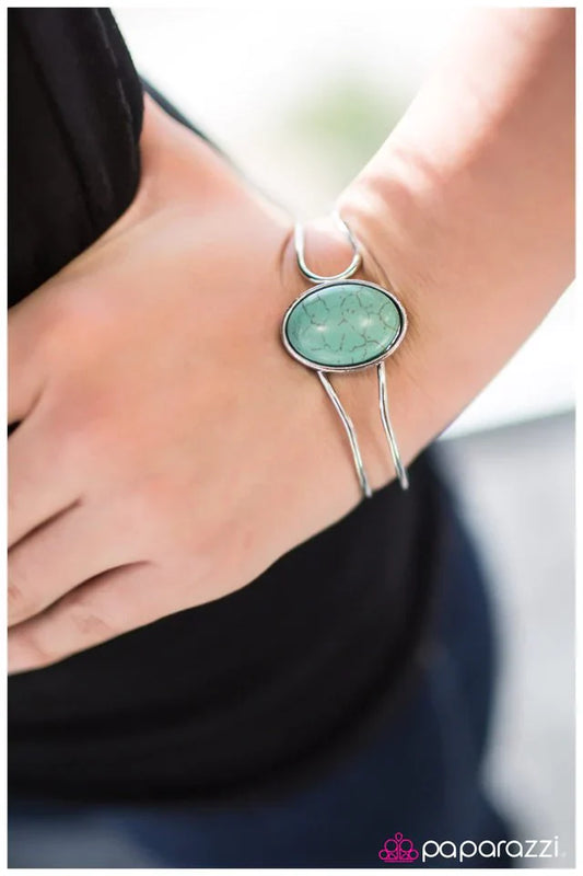Paparazzi Bracelet ~ Painted Desert - Blue