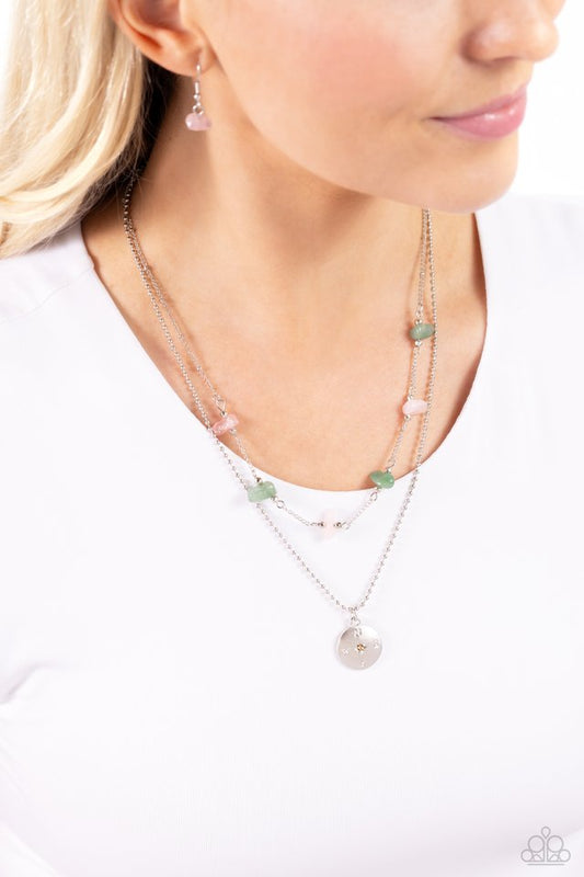 Sense of Direction - Pink - Paparazzi Necklace Image