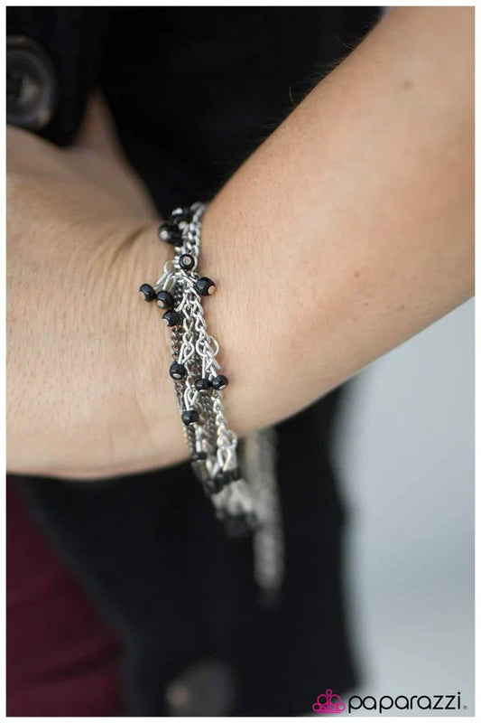 Paparazzi Bracelet ~ Road Trip- Black
