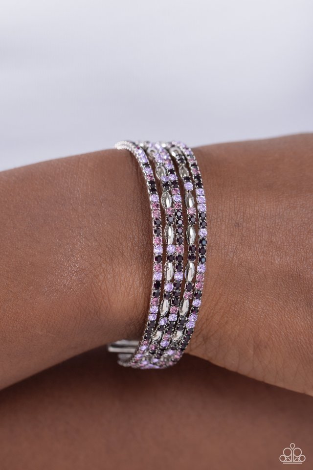Endless Energy - Purple - Paparazzi Bracelet Image