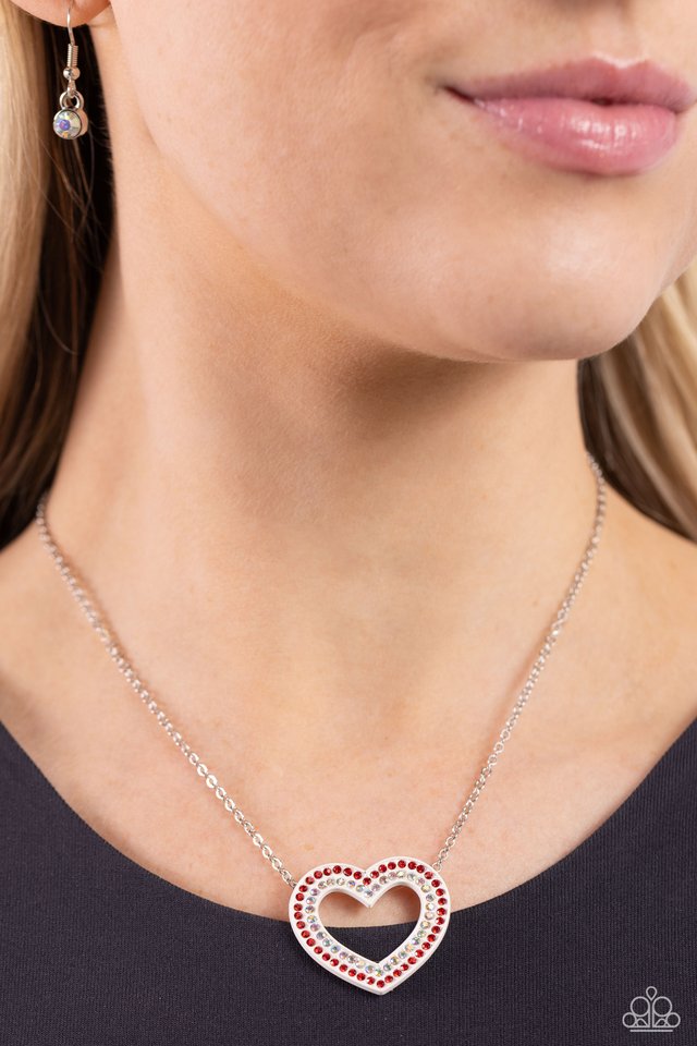 Hyper Heartland - Multi - Paparazzi Necklace Image