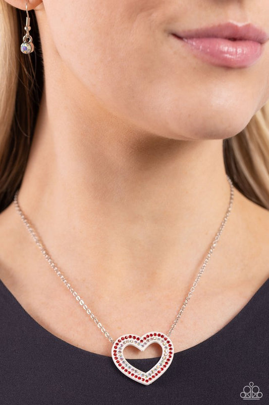 Hyper Heartland - Multi - Paparazzi Necklace Image