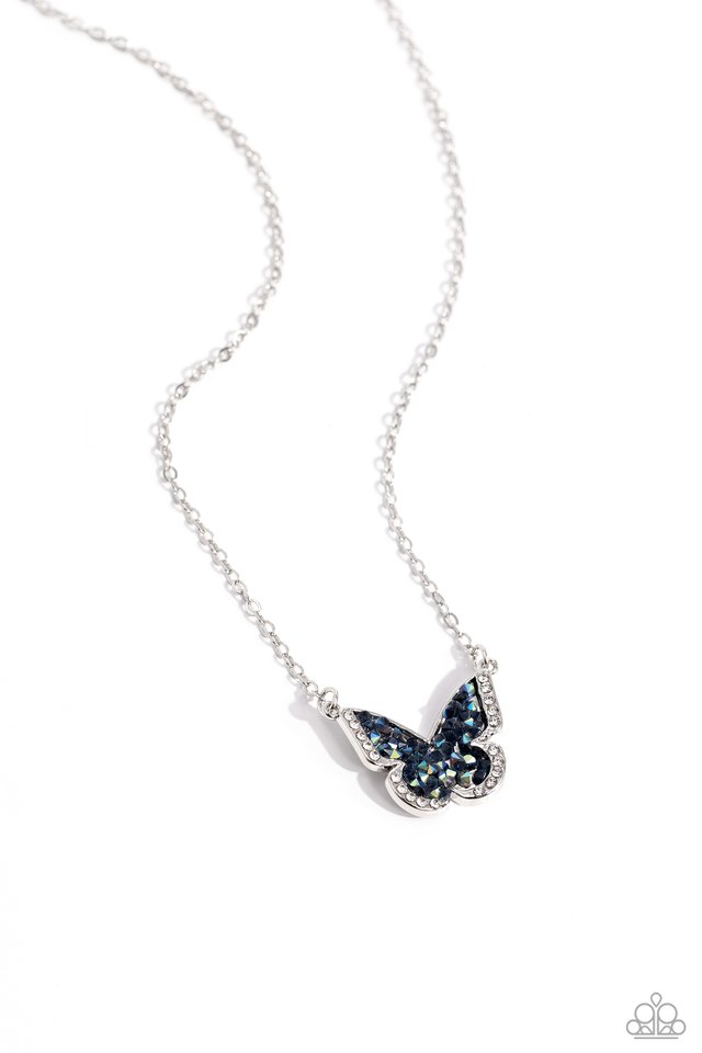 Seize the Smolder - Blue - Paparazzi Necklace Image