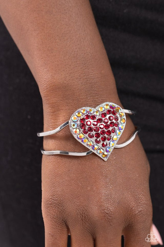 Flirtatious Finale - Red - Paparazzi Bracelet Image