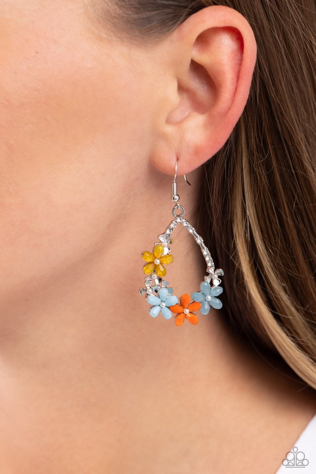 Boisterous Blooms - Multi - Paparazzi Earring Image
