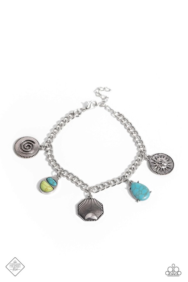 Nimble Nomad - Blue - Paparazzi Bracelet Image