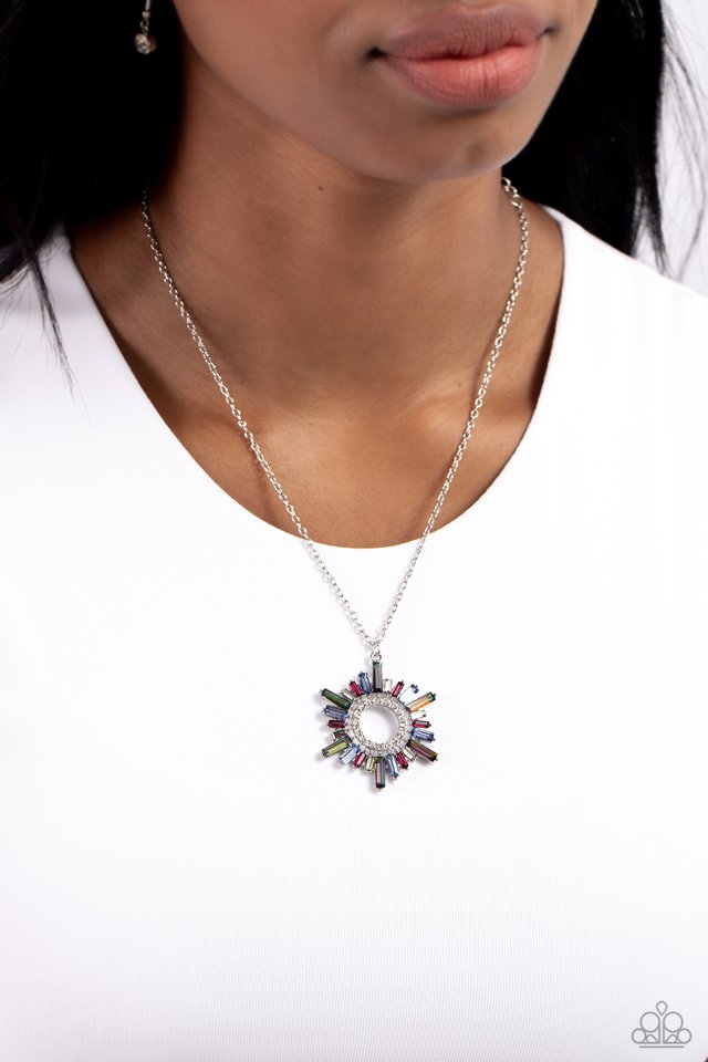 Enigmatic Edge - Multi - Paparazzi Necklace Image
