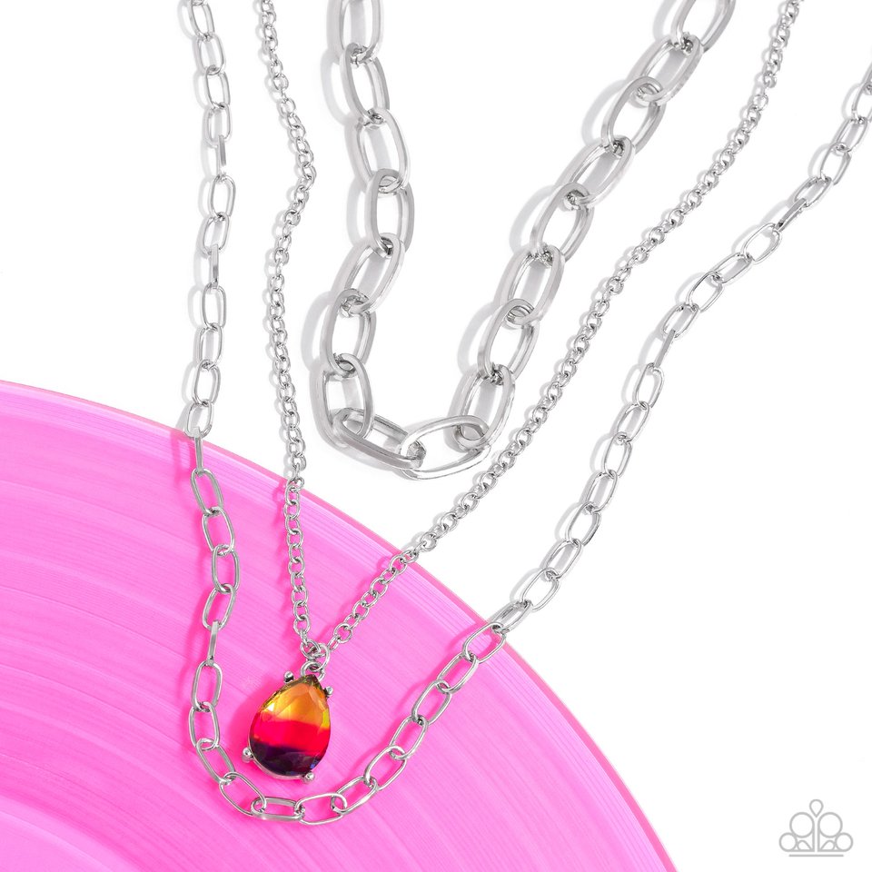 Teardrop Tiers - Multi - Paparazzi Necklace Image