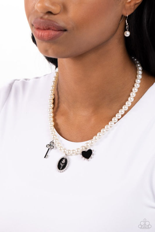 Charming Collision - Black - Paparazzi Necklace Image