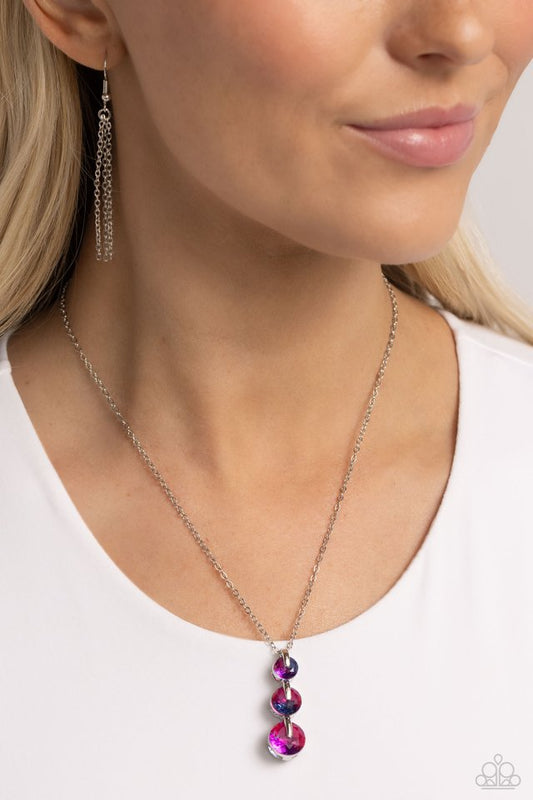 Ombré Obsession - Multi - Paparazzi Necklace Image